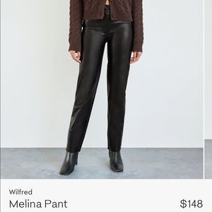 Wilfred Melina Pant in Black, Size 4